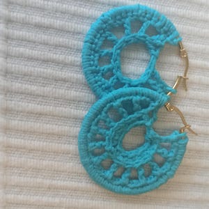 Pendientes de ganchillo