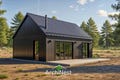 Modern Barn House Plan | 2 Bed Cabin with Loft (PDF Download) , 16' x 28'