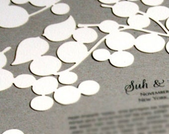 Ketubah Papercut Rich Branches