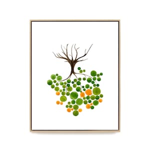 Inspirational art print UPSIDE DOWN TREE image 1