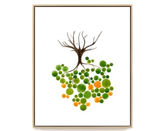 Inspirational art print - UPSIDE DOWN TREE