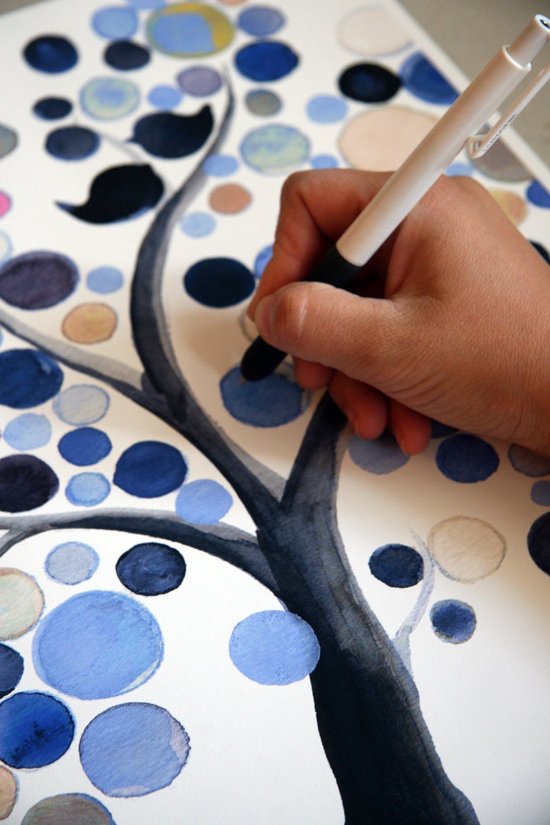 Wedding Guest Book Signing Poster Keepsake Interactive Art Etsy