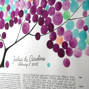 Custom Ketubah painting &lt; THE PAINTED TREE Ketubah by OnceUponaPaper