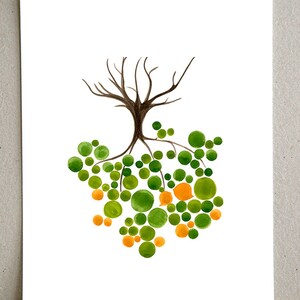 Inspirational art print UPSIDE DOWN TREE image 2