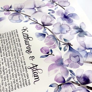 Unikat Ketubah Auftragsmalerei und Kalligrafie - BLUMENgirlanden