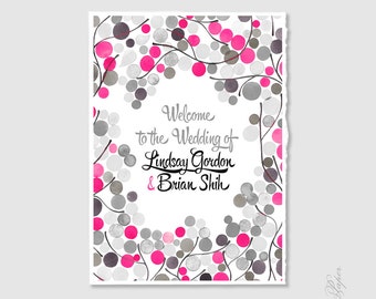 Wedding Welcome Sign Design - DIY Printable Custom Wedding Welcome Sign