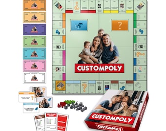 Custompoly Board Game, Customized Board Game, Personalized Board Game, Custom Game, Personalized Game, Customized Game Gift, Christmas Gift