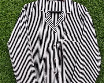 Striped Cotton Pajama Set: Bohemian Sleepwear Loungewear Night Pajama set Gift for her