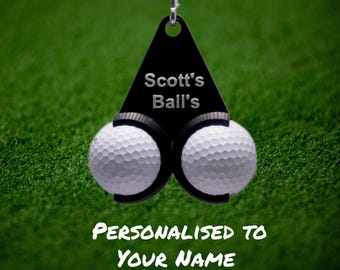 Personalised Golf Ball Holder