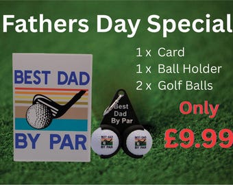 Best Dad By Par Golf Ball Holder for Fathers Day
