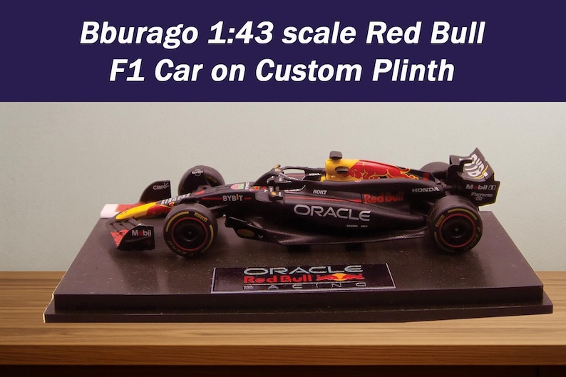 F1 Car and Custom Plinth for Red Bull Formula 1 Model Car - Racing ...