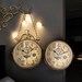 Creative Retro Double-sided Wall Clock | Elegant Iron Art Design ...