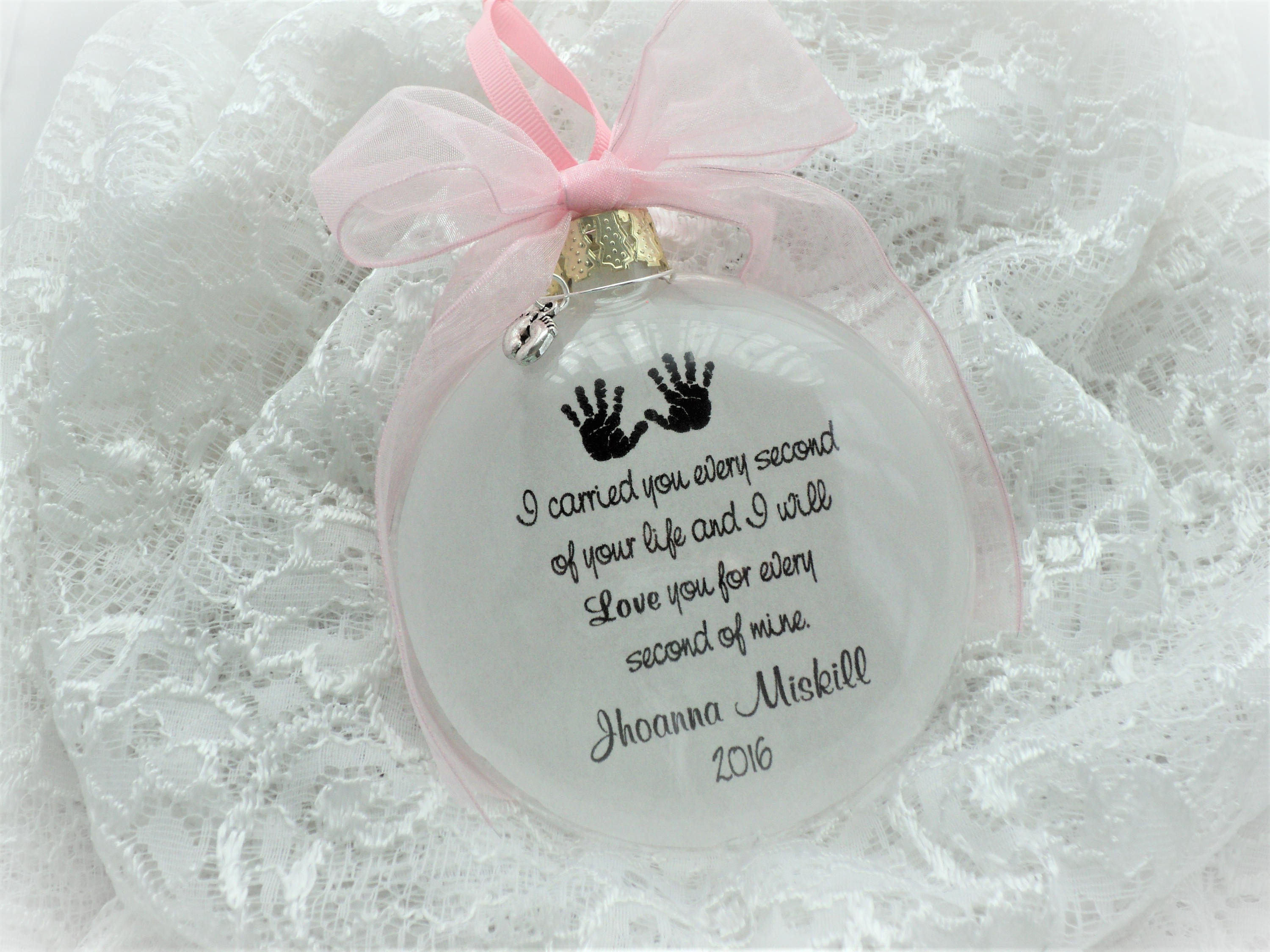 Miscarriage Christmas Ornament I Carried You Every Second of Etsy