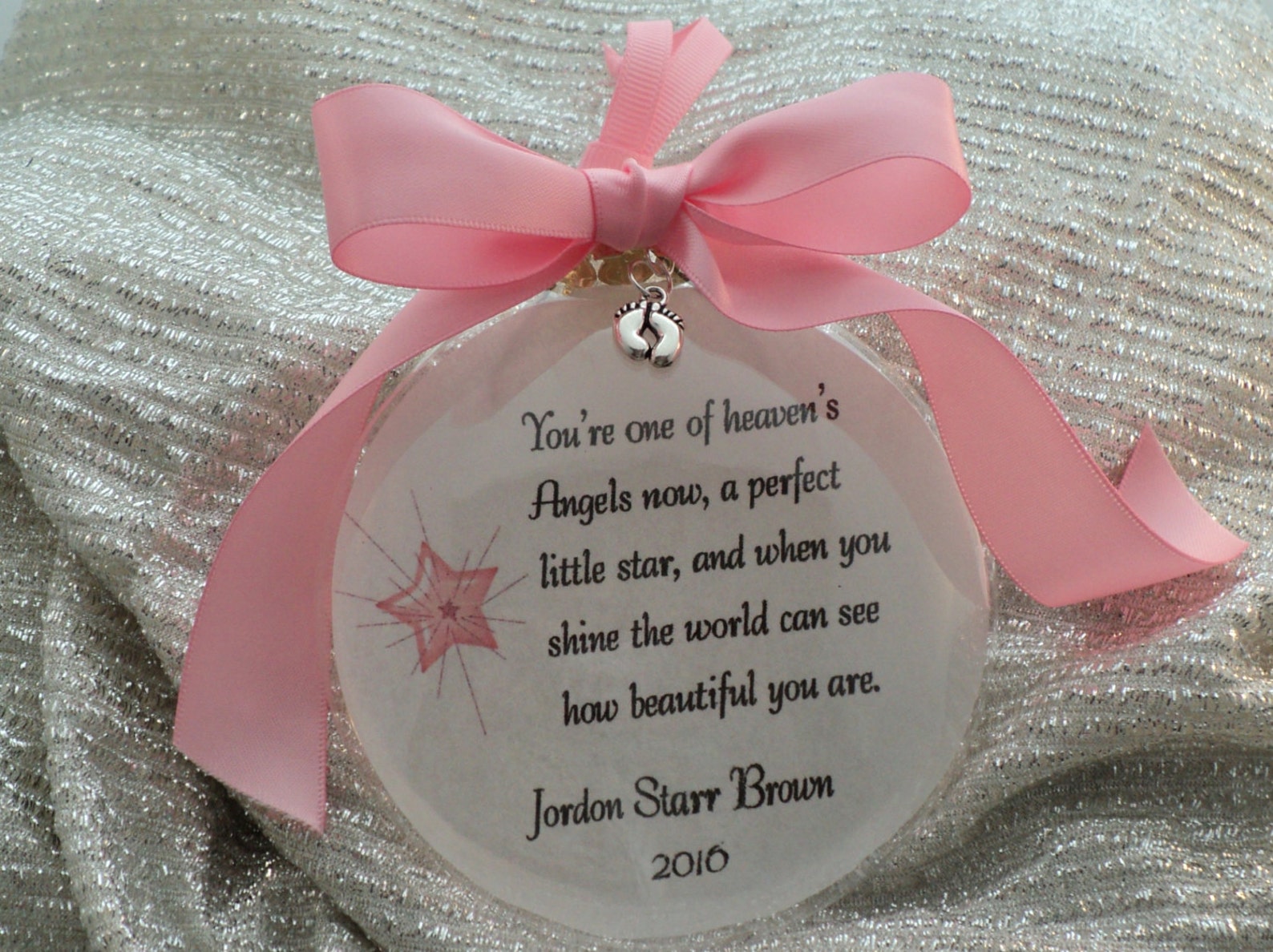 Miscarriage Memorial Ornament Baby Loss In Memory Etsy