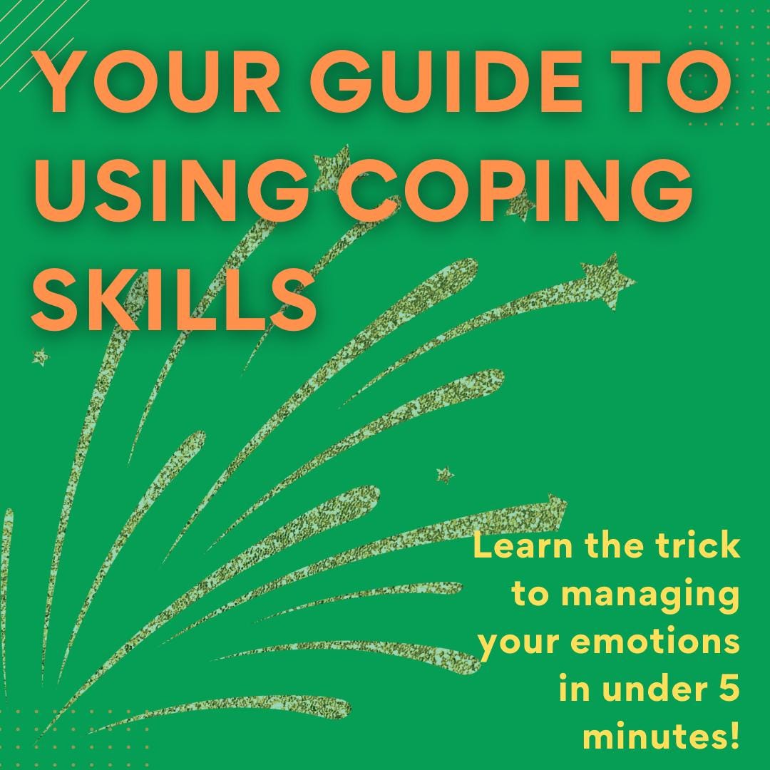 Learn to Best Way to Use Coping Skills - Etsy