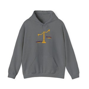 Uniseks hoodie van zware kwaliteit: nuttig versus schadelijk sweatshirt, vrijetijdskleding afbeelding 3