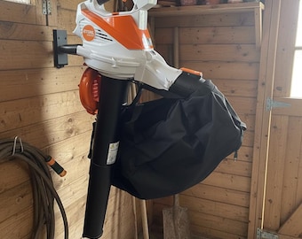 STIHL SHA56 Leaf blower / Shredder vacuum wall mount, garage organization