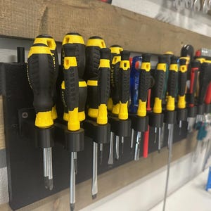Screwdriver / Pencil / Pen organizer, holder, wall mount
