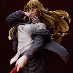Power Chainsaw Man - Op maat geschilderd figuur