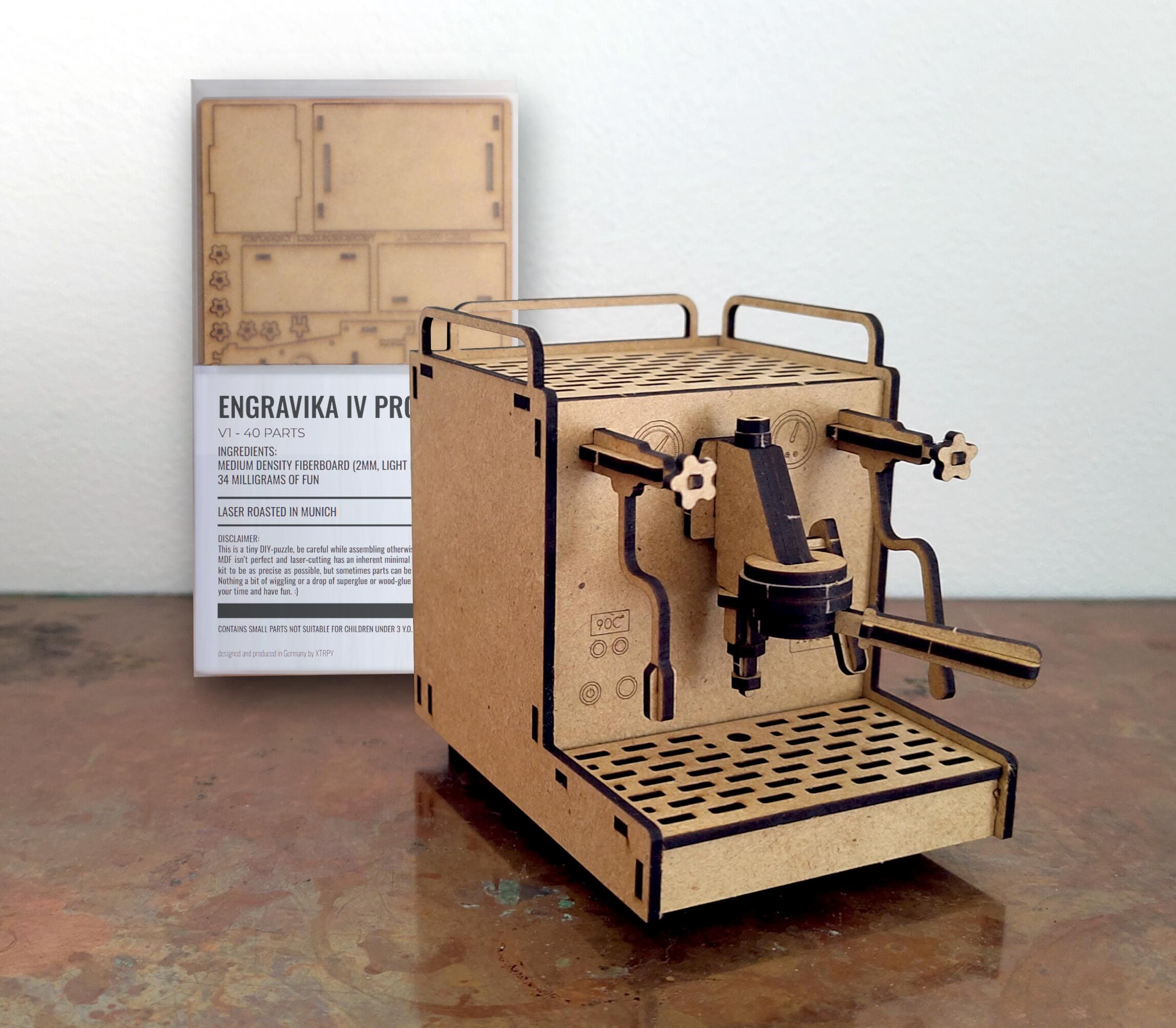 WDT Mescolatore Per Caffè Espresso - Strumento Distributore Con Aghi In Acciaio E Base In Legno - Accessorio Barista Per Una Crema Perfetta - 4