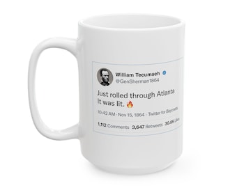 Gen Sherman It was Lit Ceramic Mug (15oz)