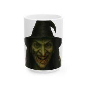 Wicked Witch Halloween Ceramic Mug (15oz)