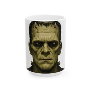 Frankenstein Halloween Ceramic Mug (15oz)