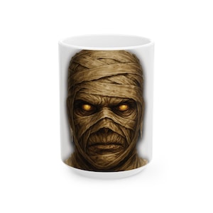 The Mummy Halloween Ceramic Mug (15oz)