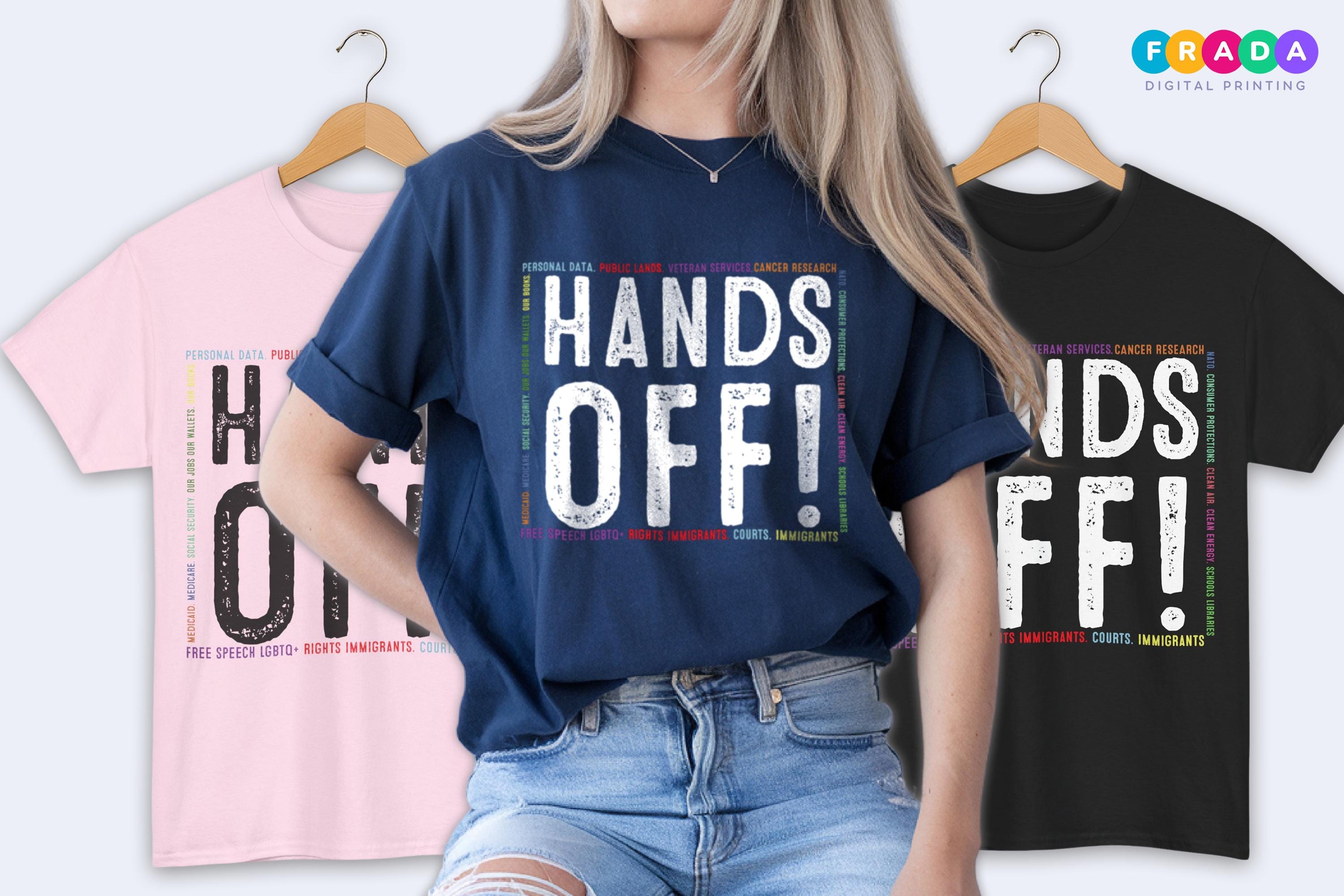 Hands Off Protest Tee, Defend Our Future Shirt, Resist Oppression T-shirt, Political Activism, Free Speech Rights, Climate Protest Tee