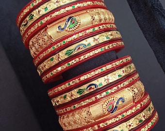 Indian Bridal Chura Set: Traditional Punjabi Chooda Wedding Bangles