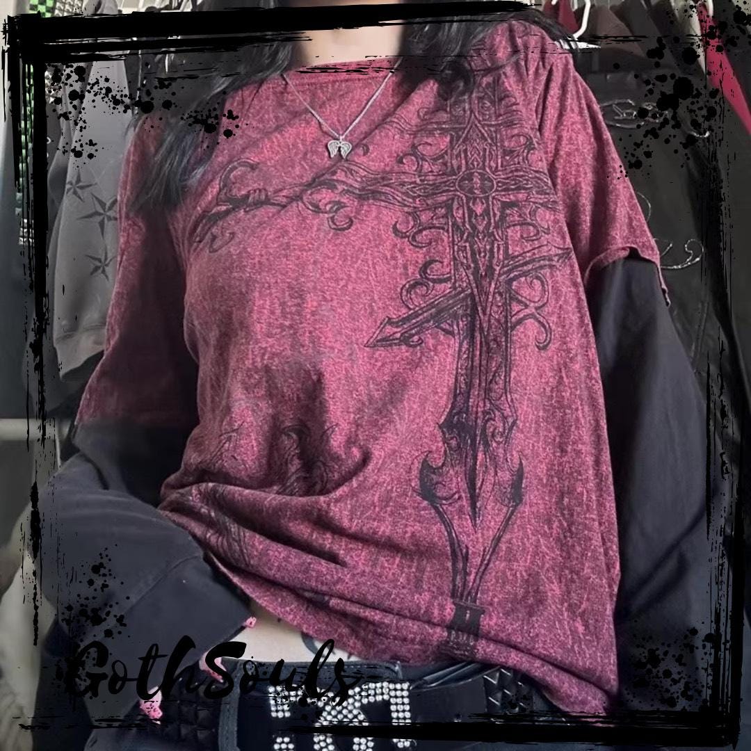Maglietta Uomo Y2K Retro Baggy A Righe, Girocollo Oversize Stile Emo Techwear, Vestiti Streetwear Estivi