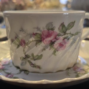 Teacups or mocha cups, Limoges porcelain