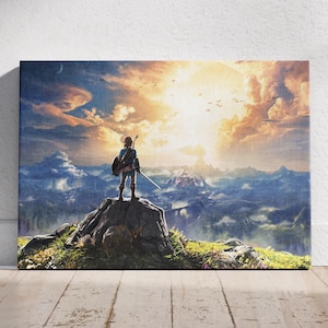 The Legend of Zelda Wall Art, The Legend of Zelda: Breath of the Wild Poster, Gift for Zelda Lovers, Wall Decor Idea, Nintendo Game Poster