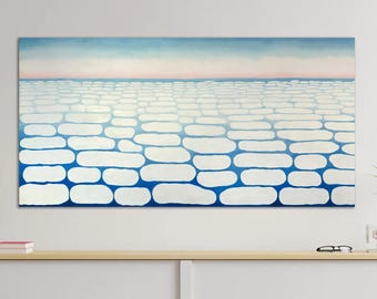 Sky Above the Clouds by Georgia O'Keeffe, Fine Art Print, Modern Wall Art Idea, Georgia O'Keeffe Print, Museum Quality Canvas