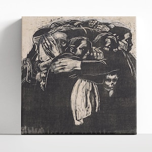 The Mothers di Käthe Kollwitz Wall Art, stampa artistica, stampa artistica di un'artista tedesca, stampa The Mothers, stampa artistica femminista, idea per decorare le pareti di una donna
