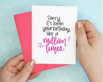 Your Birthday a Million Times Card