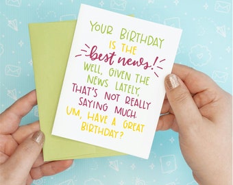 Best News Birthday Card