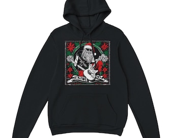 Santa Rocks! Christmas Hoodie