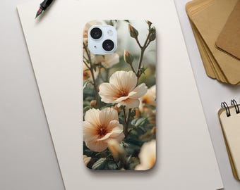 Floral Phone Case | Botanical Nature Lover's Tough Protection Cover for iPhone