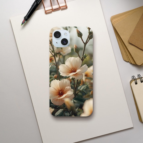 Floral Phone Case | Botanical Nature Lover's Tough Protection Cover for iPhone