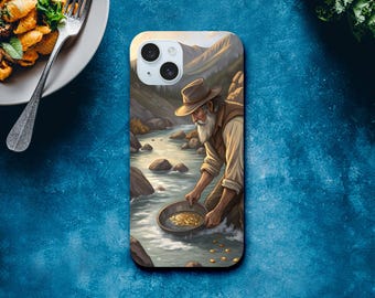 Étui pour téléphone Wild West Gold Prospector - Une protection robuste et durable pour les amateurs d'aventures occidentales