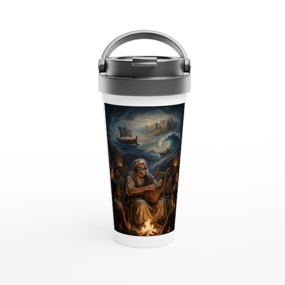 The Odyssey Travel Mug, 15oz Insulated Stainless Steel Tumbler, Leak-Proof Coffee Cup