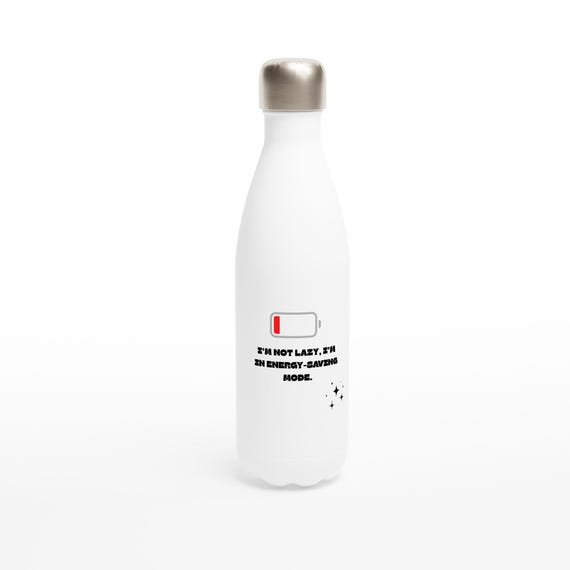 funny water bottle Energy-Saving Mode - 17oz Stainless Steel Flask - Perfect for Hydration