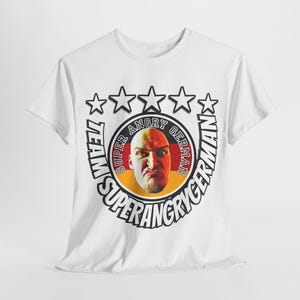 Super Angry German Unisex Heavy Cotton Tee - Funny Graphic T-Shirt, Casual Wear, Gift Idea, Humor Tee, Statement Shirt