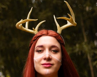 Diadema de cuernos de druida ARCHIVOS DIGITALES