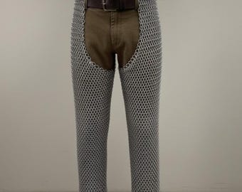 3D Printed Chainmail Leggings Medieval Chausses Armor