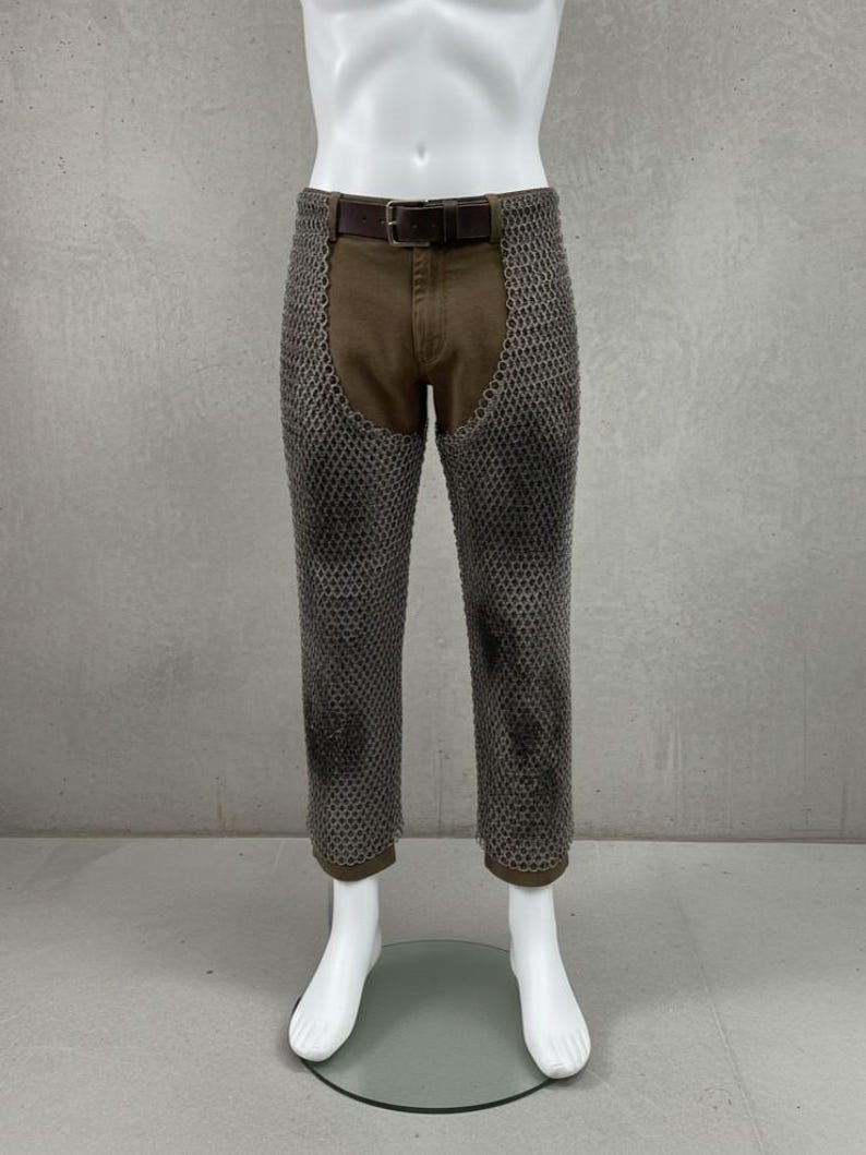 3D Printed Chainmail Leggings Medieval Chausses Armor - Etsy