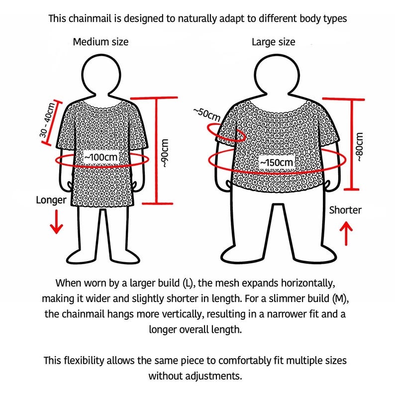 Chain Shirt Under Robe 3D Printed Chainmail by Propsmaker - Etsy