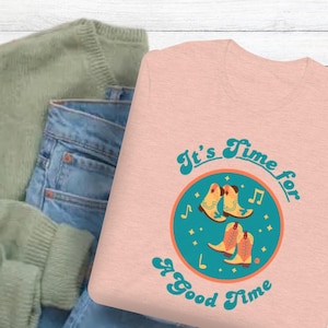 Countrykonsertkläder Line Dancing Good Time Alan Jackson-skjorta Western Style-kläder