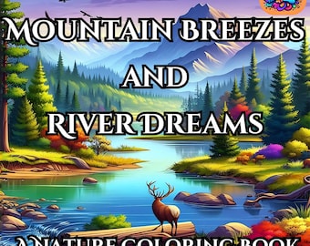 Mountain River Landscapes Coloring Book: 30 Nature Scenes (PDF)